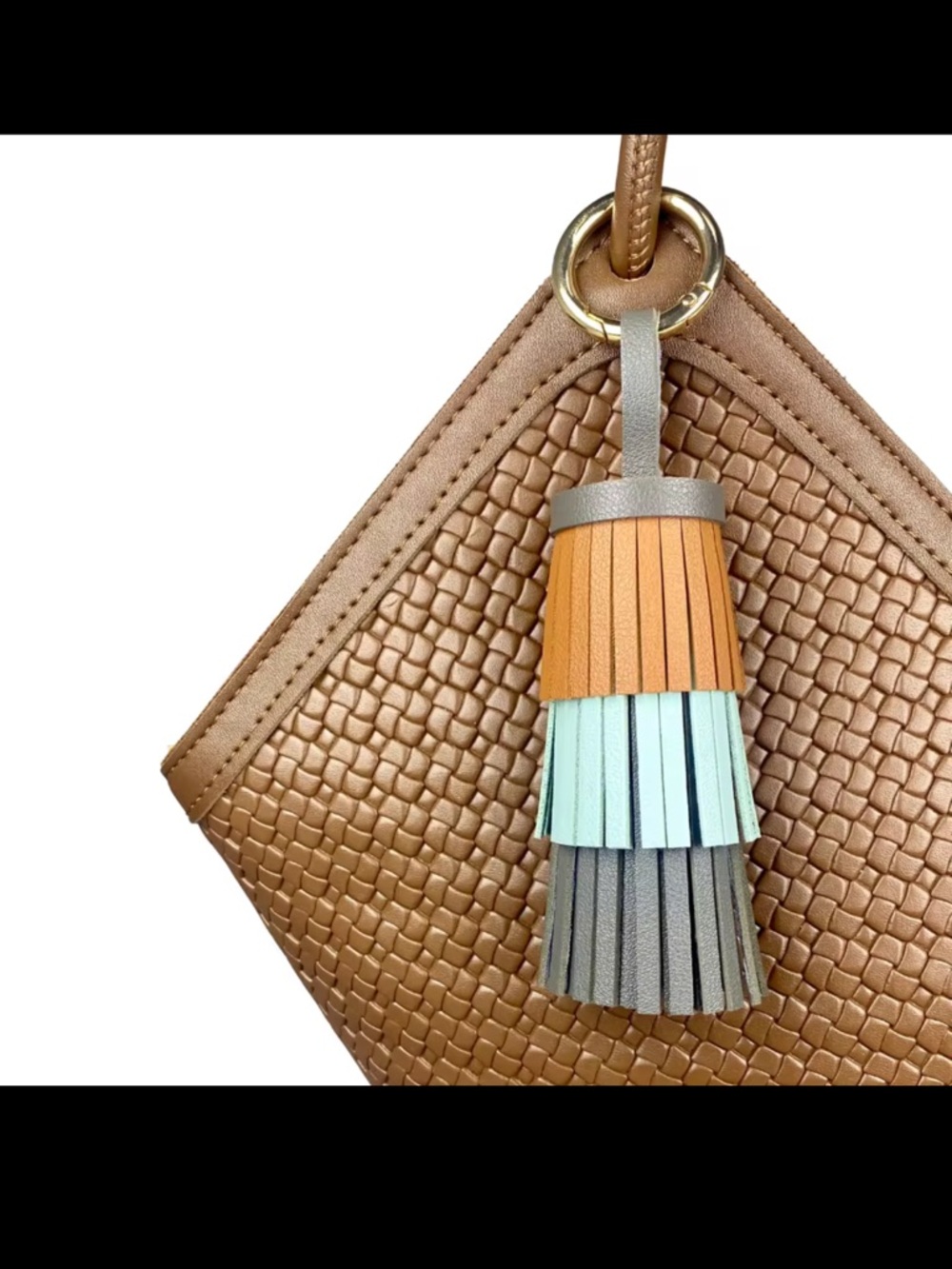 Tassels bag charm keychain holder
